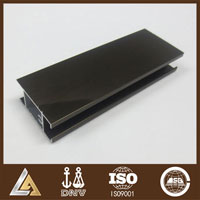 polished bronze aluminum profile