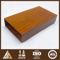 wood grain aluminum profile